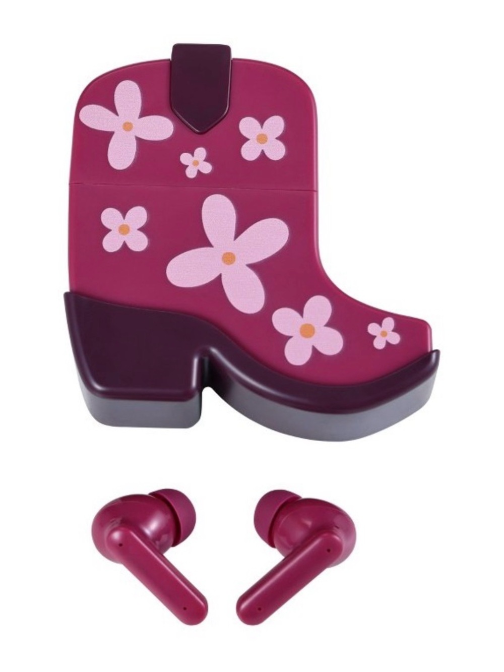 Vivitar True Wireless Pink Cowboy Boots Earbuds